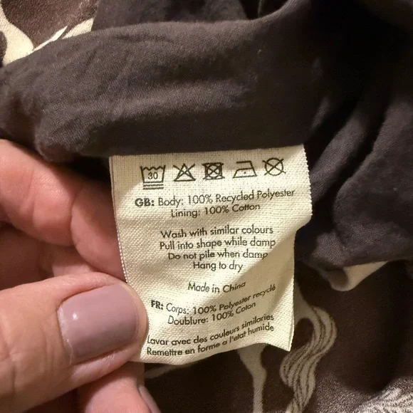 Elegant Long Sleeve Horse Print Dress - Picture 6 of 8